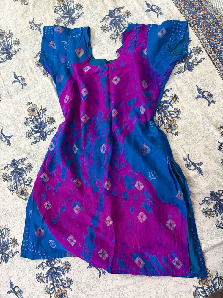 Vibrant Bandhani Kurta