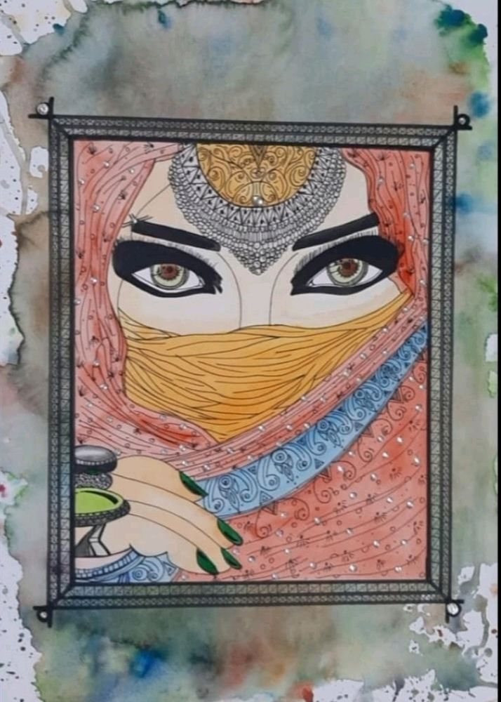 Handmade Painting Of Women