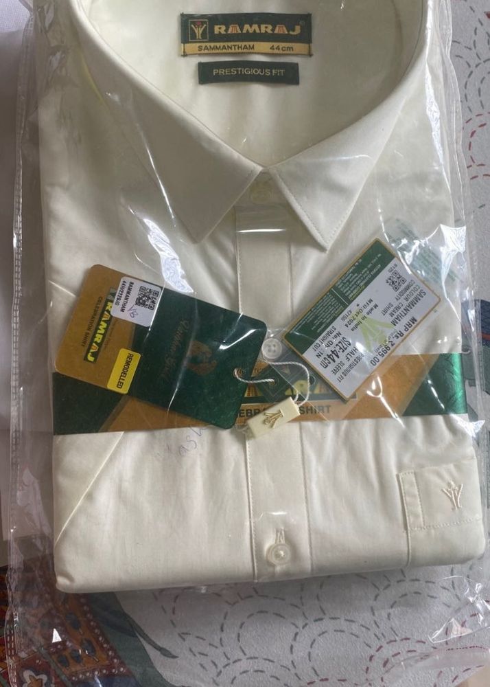 Ramraj Cotton Shirt - New with Tags