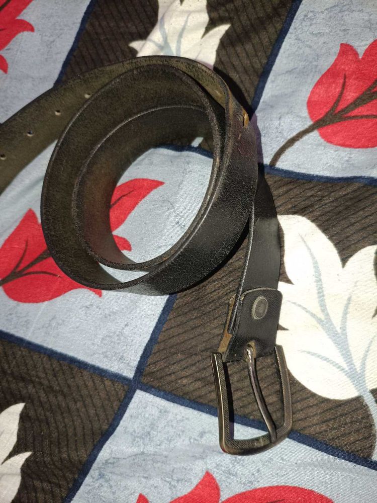 Black Leather Belt