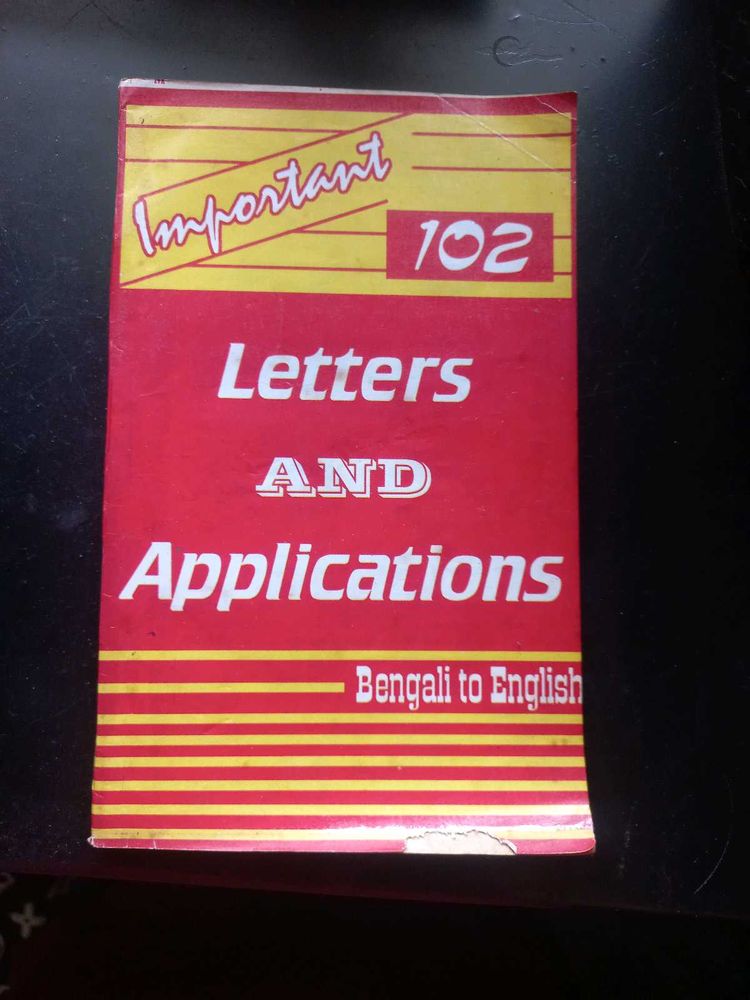 Important Letters and Applications Book