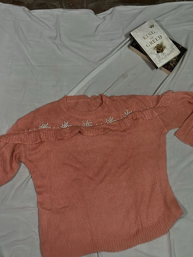 Cute Ruffle Sweater