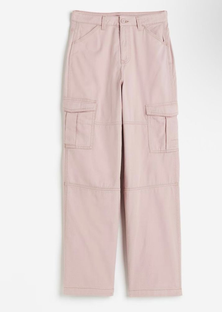 H&amp;M Pink Cargo Pants