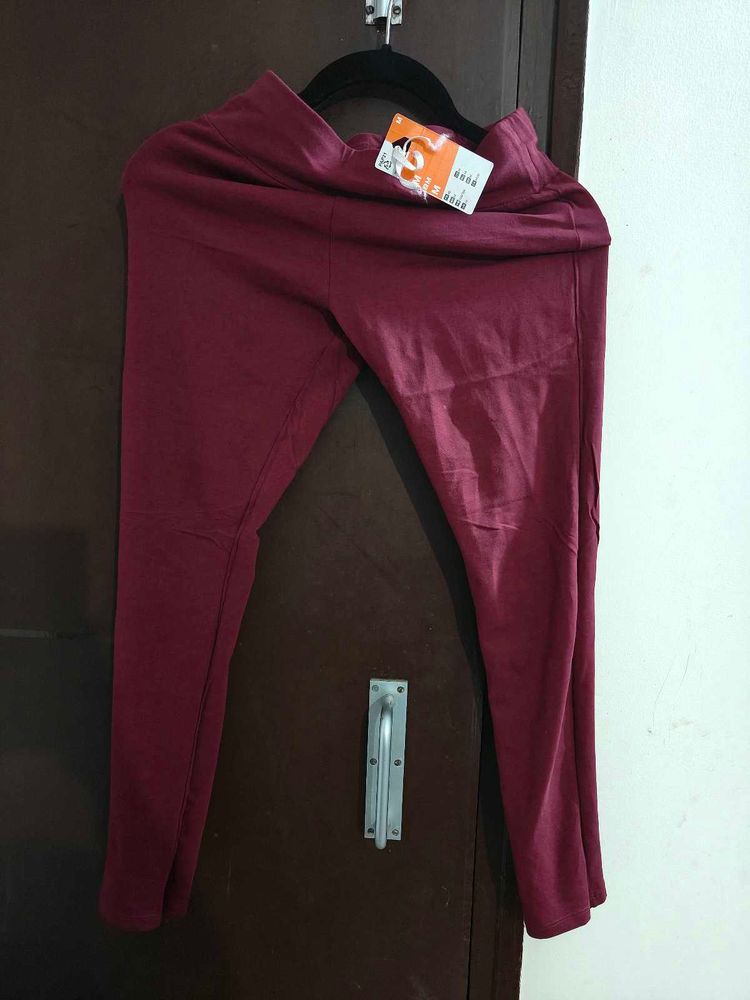 nwtMaroon leggings