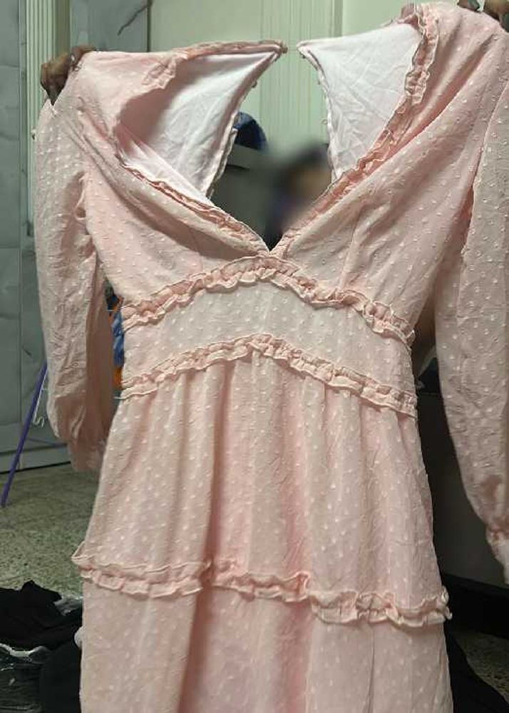 Pretty Pink Ruffle Dress