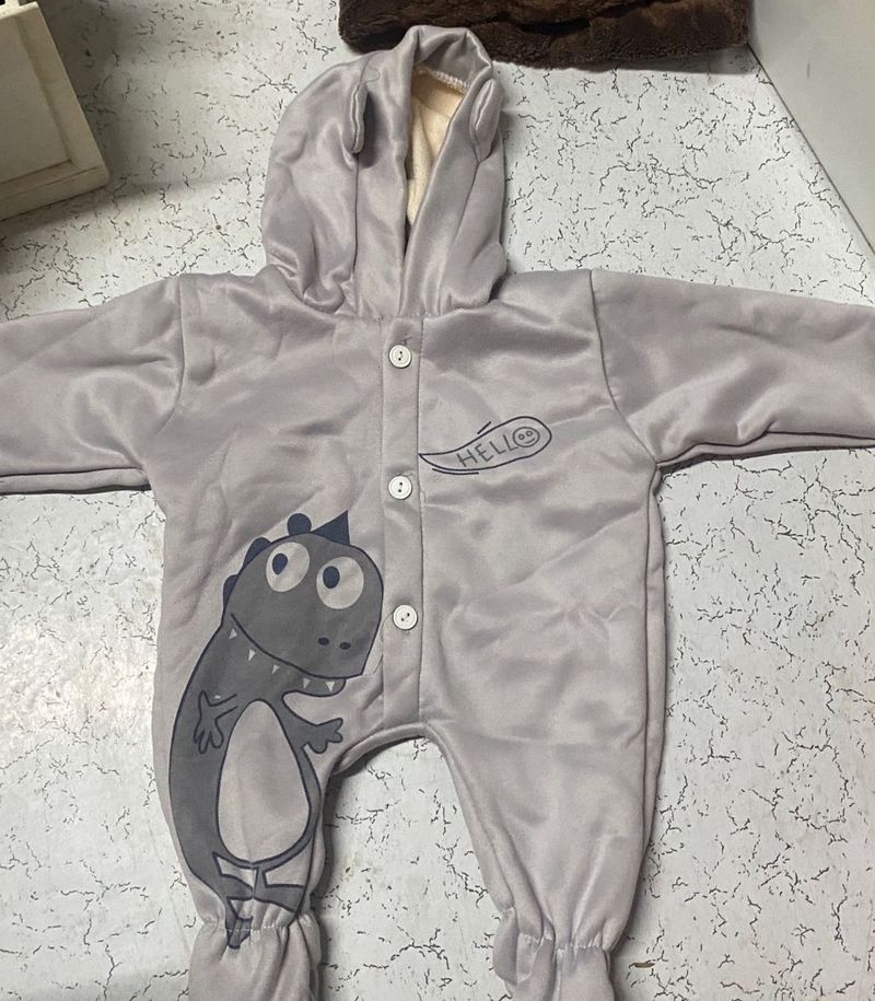 Cute Dinosaur Baby Romper
