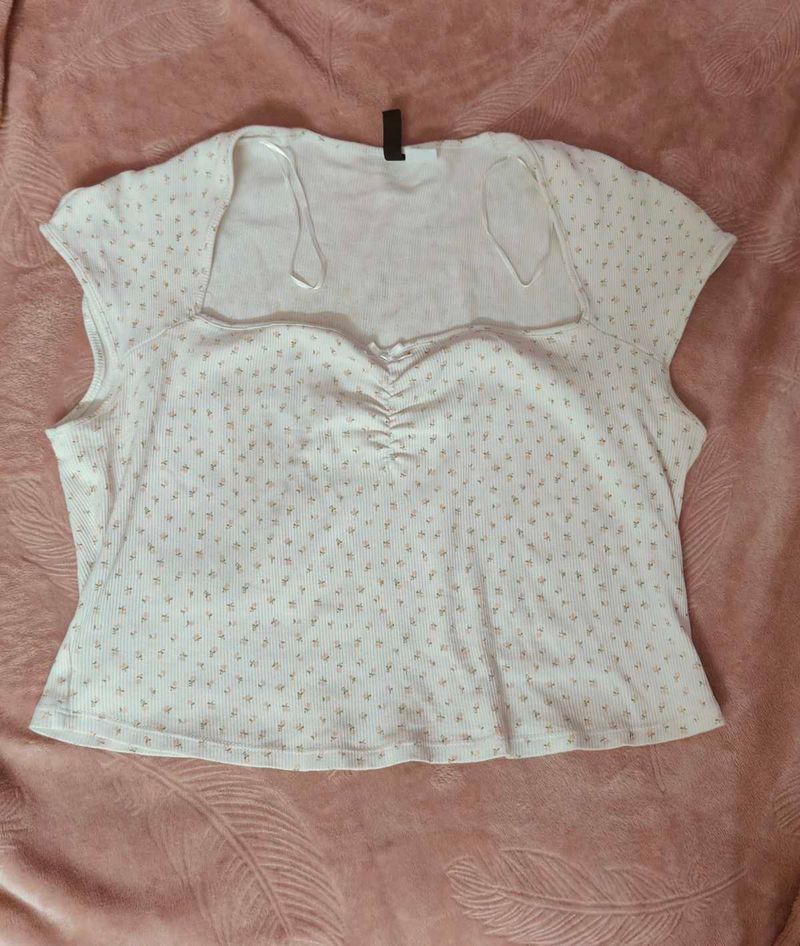Coquette floral top 🎀