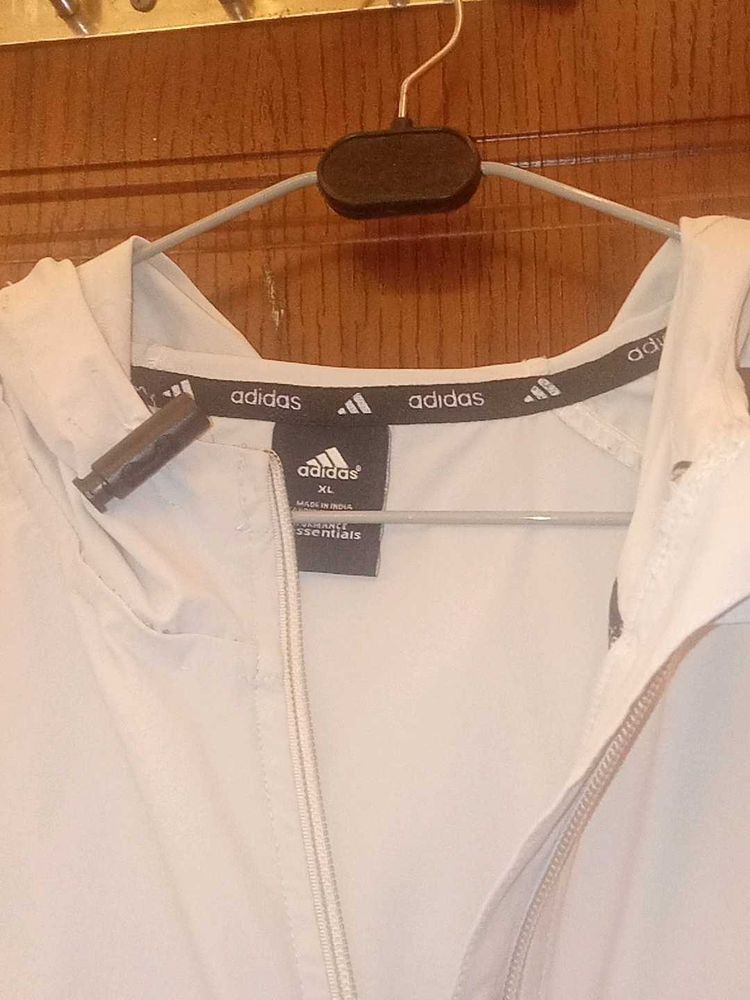 Adidas Light Jacket with Hoodie size xl can be fit