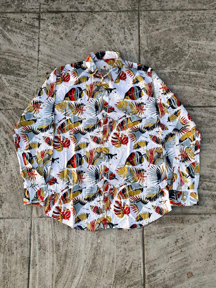 NEW!!! Men's Tropical Leaf Print Shirt!!!