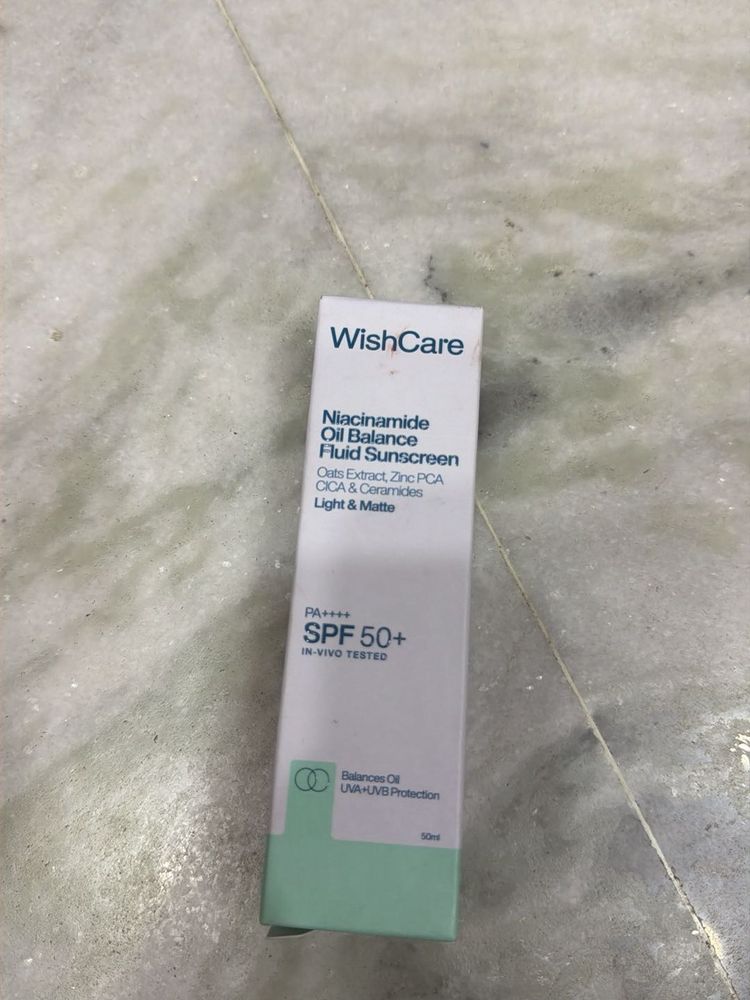 WishCare Niacinamide Oil Balance Sunscreen