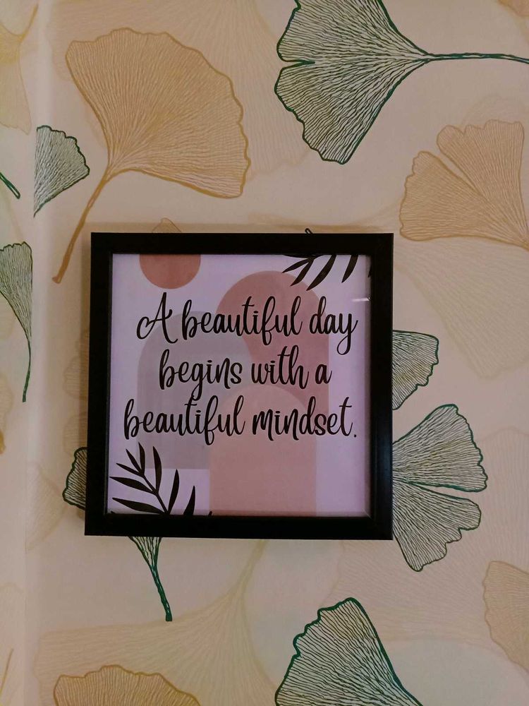 Framed "A beautiful day" Wall Art