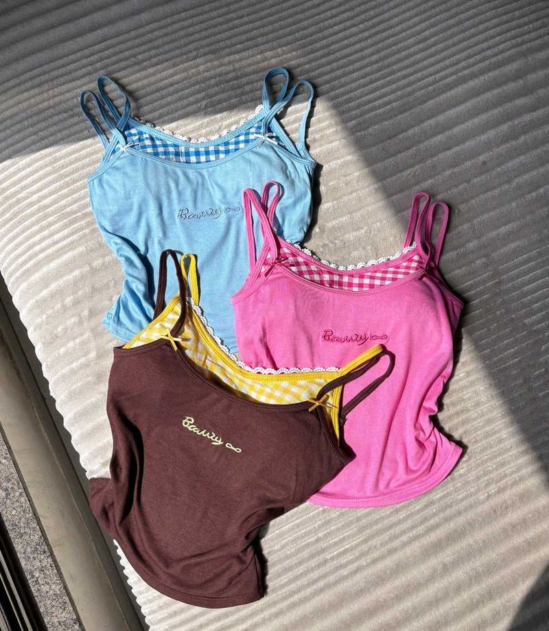 Cute Camisole Tops Set