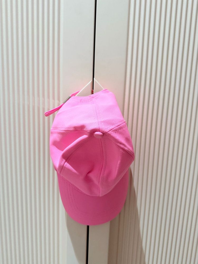 Bright Pink Baseball Cap