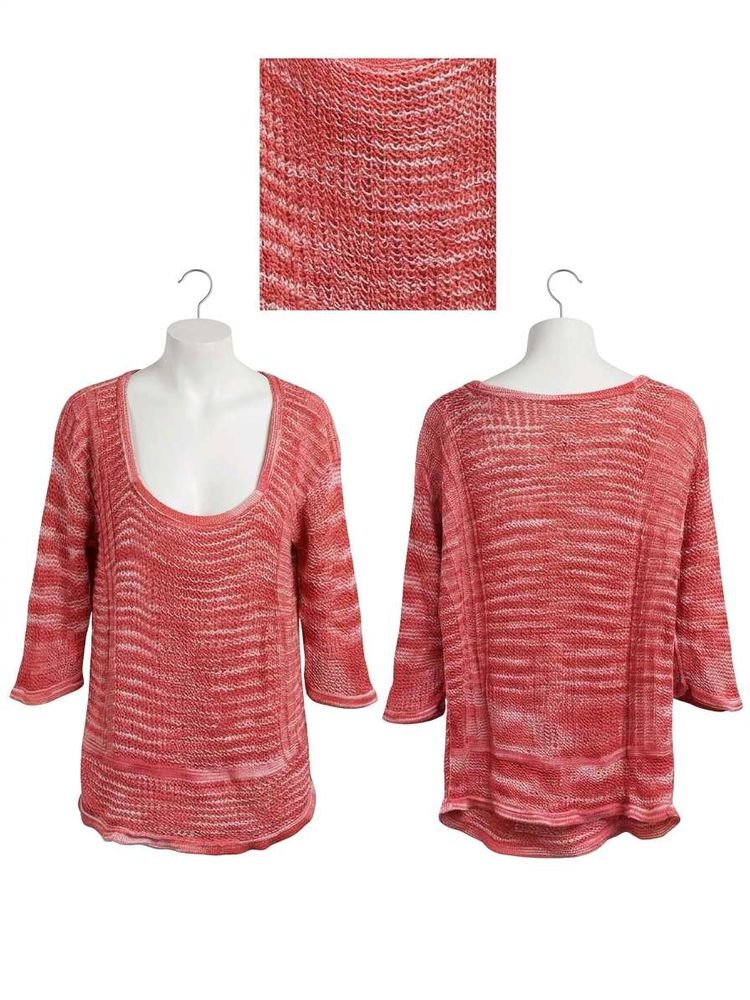 Women's Red Knit Sweater