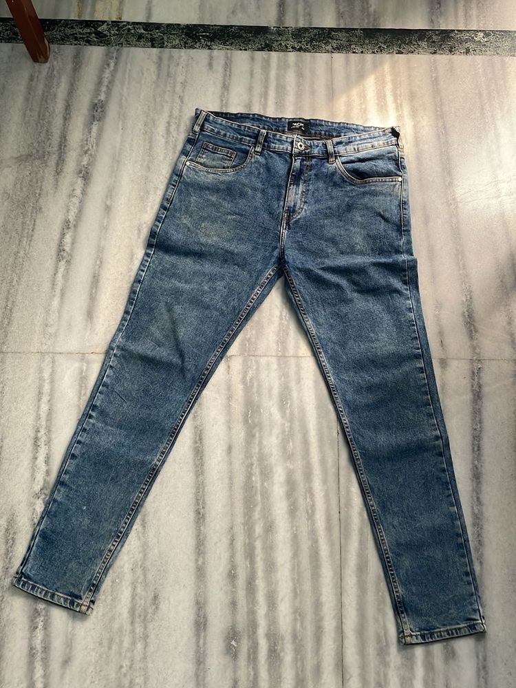 Men's Blue Wash Denim Jeans