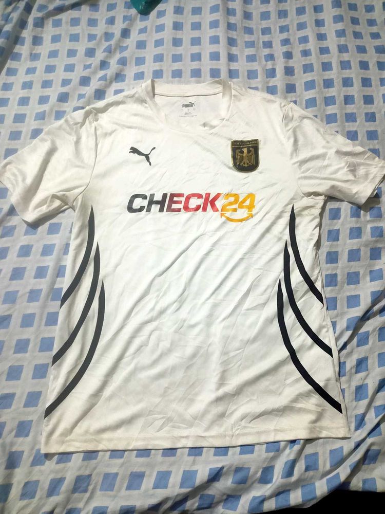Puma White CHECK24 T-Shirt