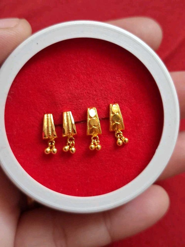 Elegant Gold  Stud Earrings