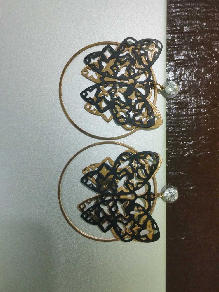 Elegant Butterfly Drop Earrings