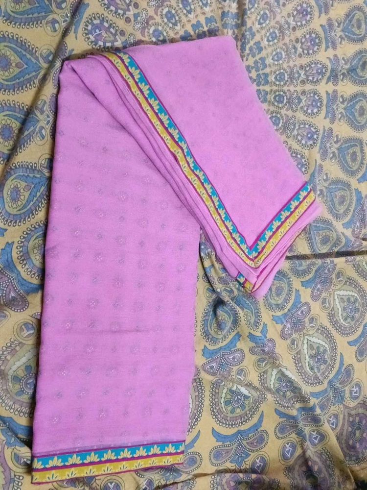 Beautiful Pink Saree