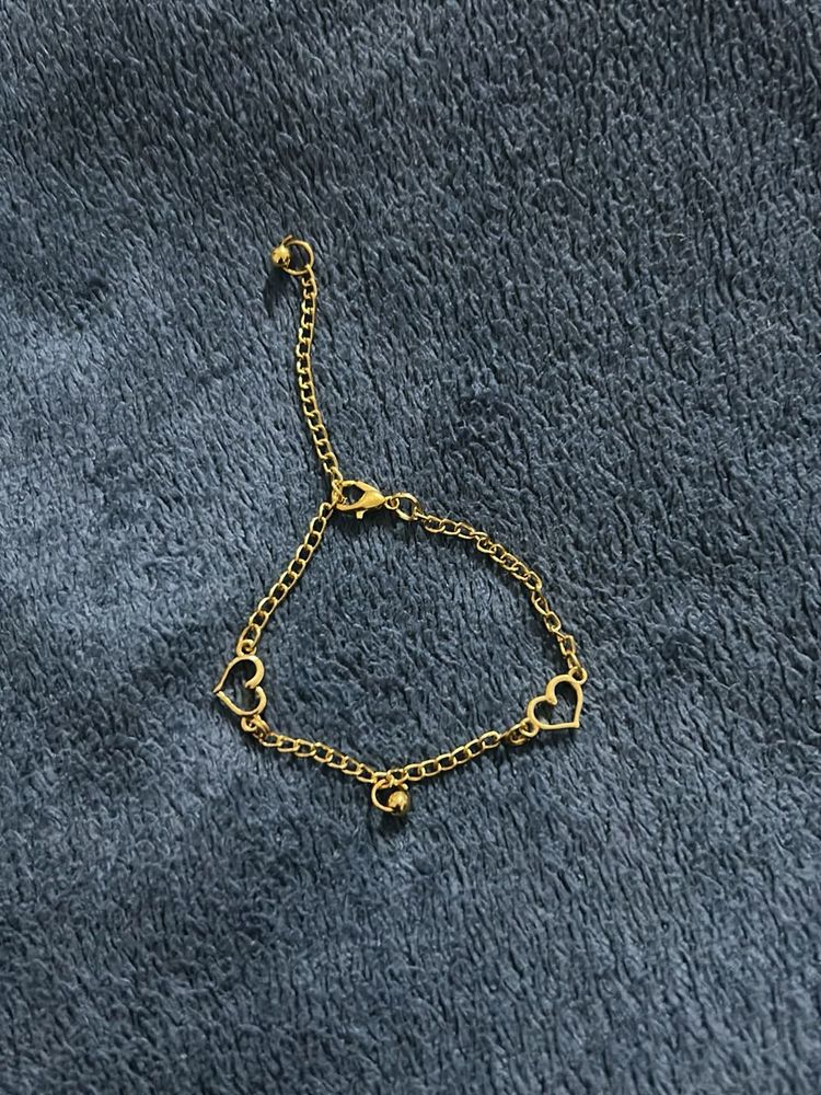 Chic Heart Chain Bracelet