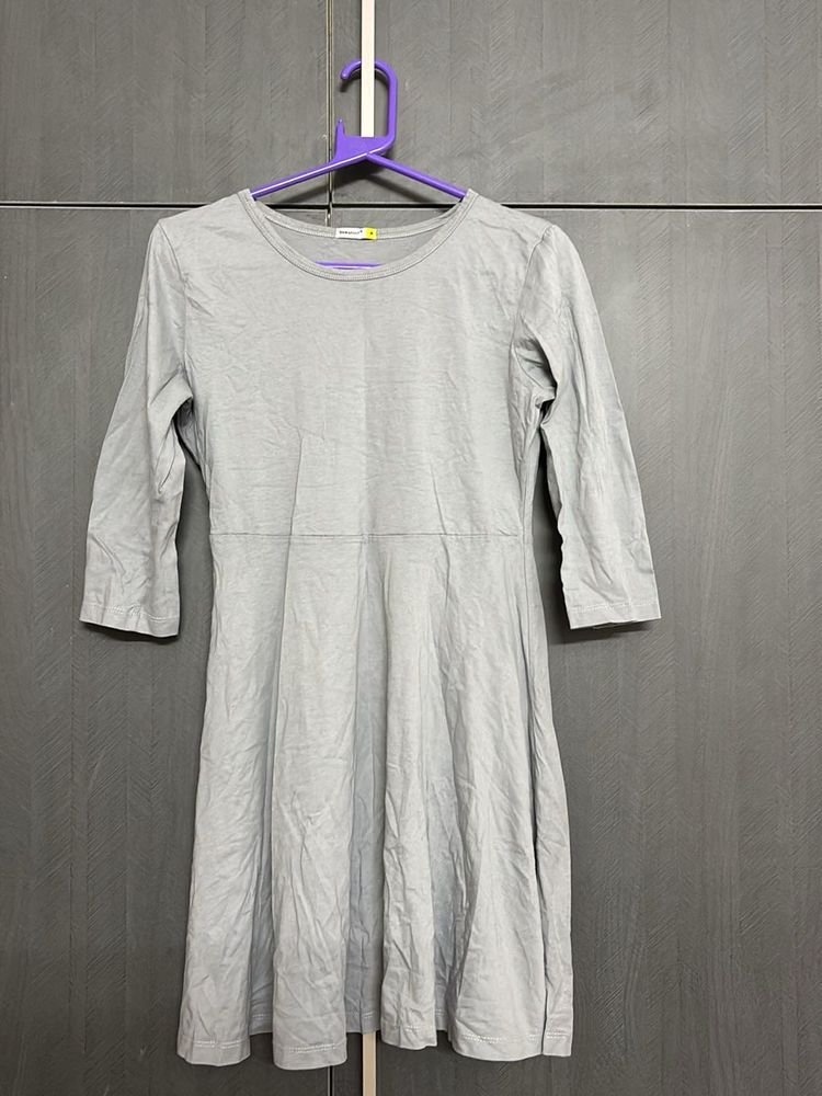 Gray Casual Dress