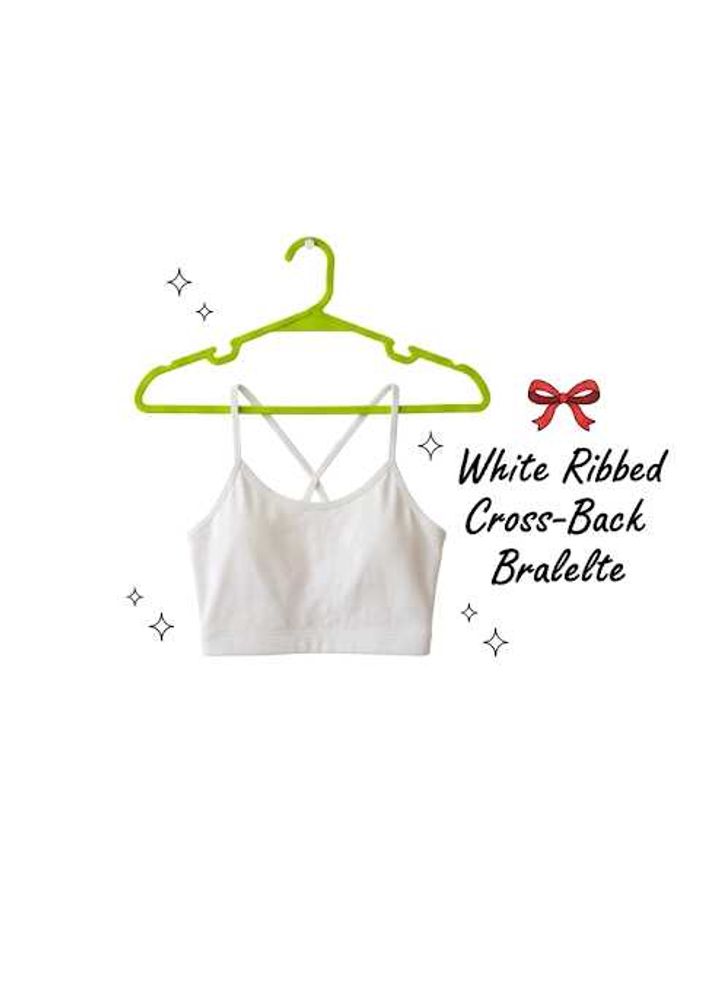 White Criss-Cross Tank