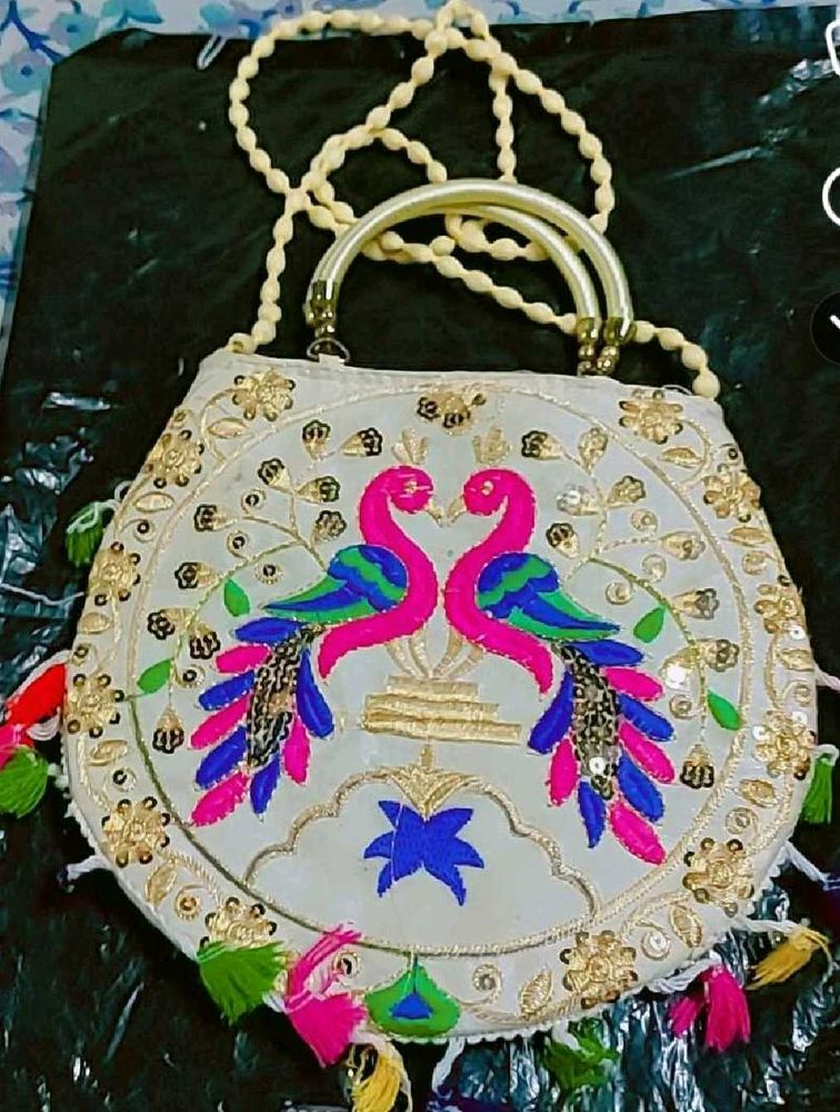 Handcrafted Embroidered Handbag