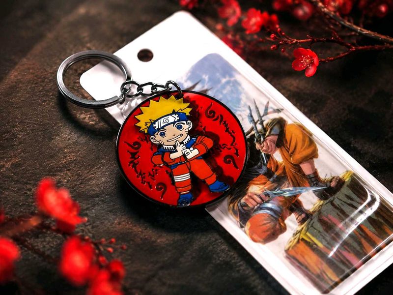 Naruto Spinner Keychain💛| Anime Fidget Keychain❤️