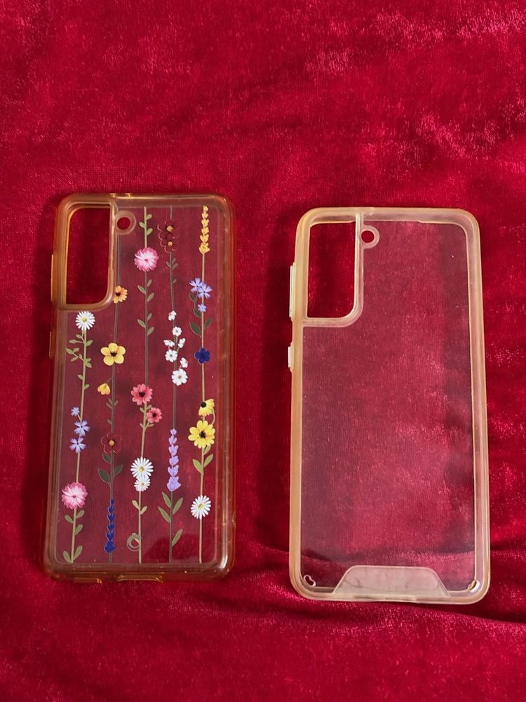Cute Floral Transparent Phone Case