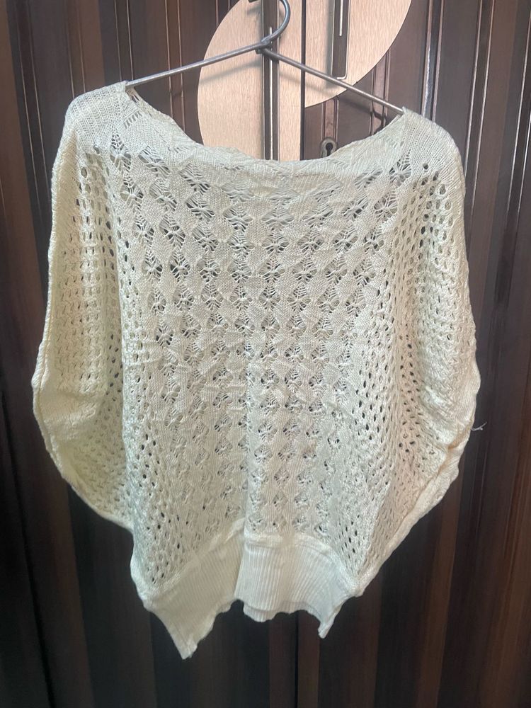 Elegant Knit Poncho