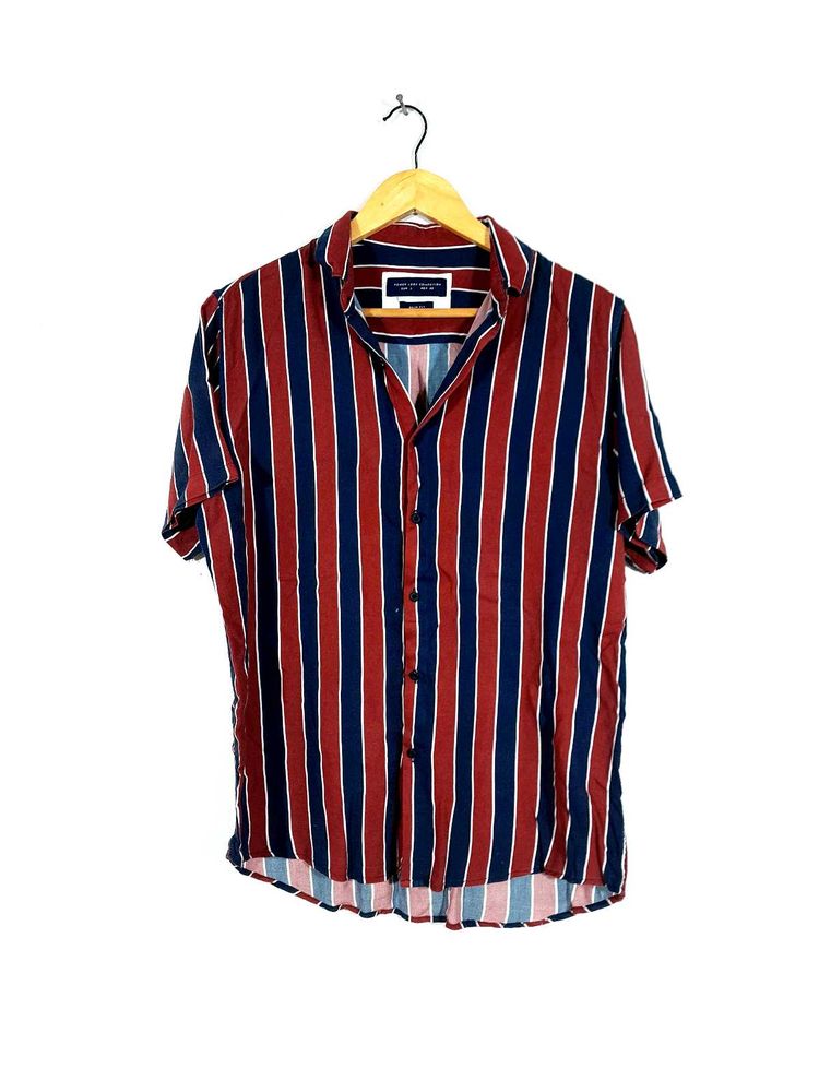 Multi Color Striped Shirt Men's