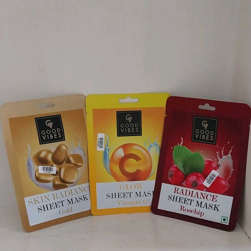 Good Vibes Sheet Masks Bundle
