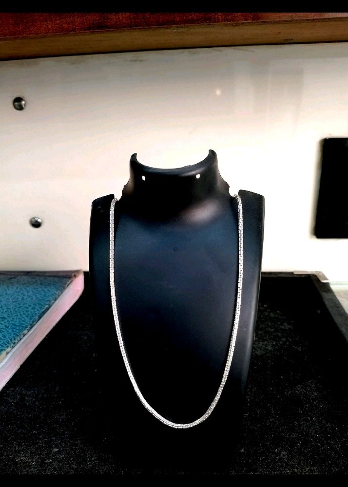 Pure Silver Chain And Star Pandel