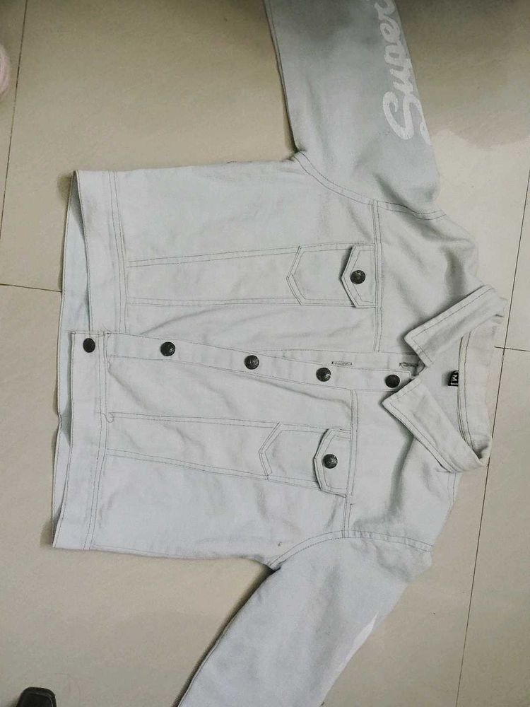 Stylish Light Blue Denim Jacket