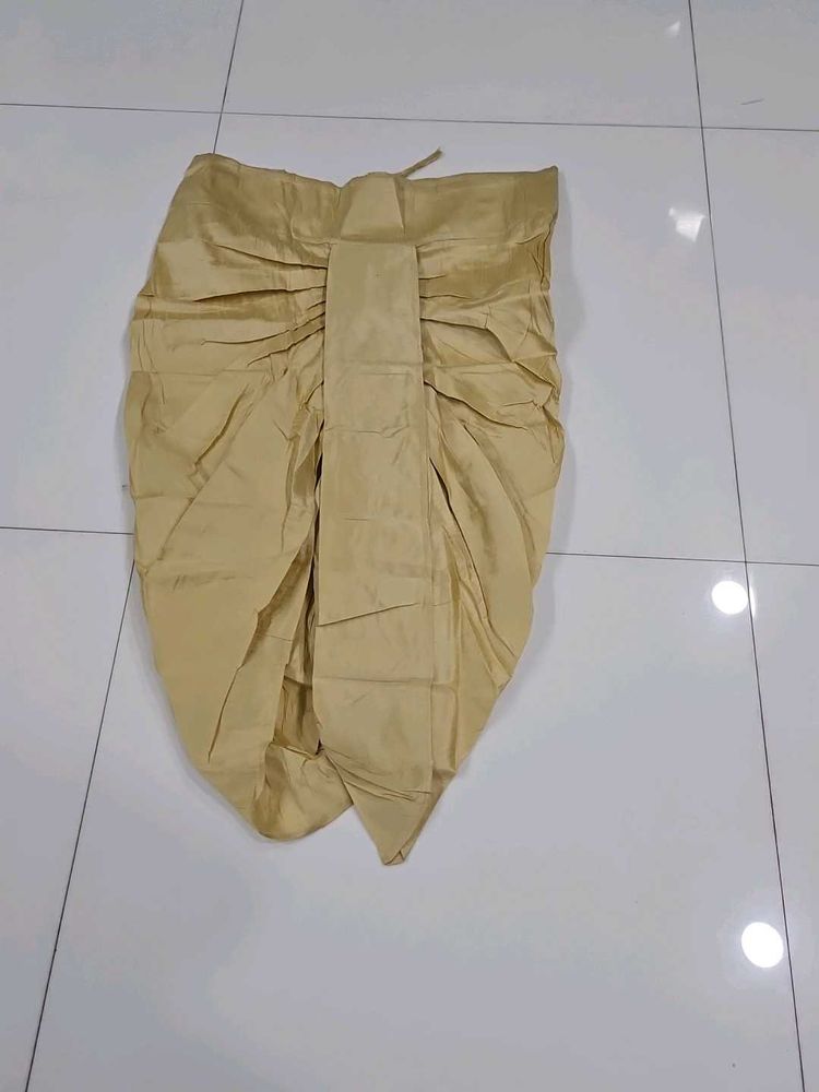Men's Golden Dhoti
