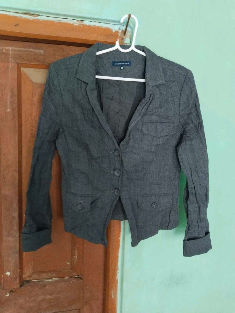 Offer prices,Length 24half,Chic Grey Blazer