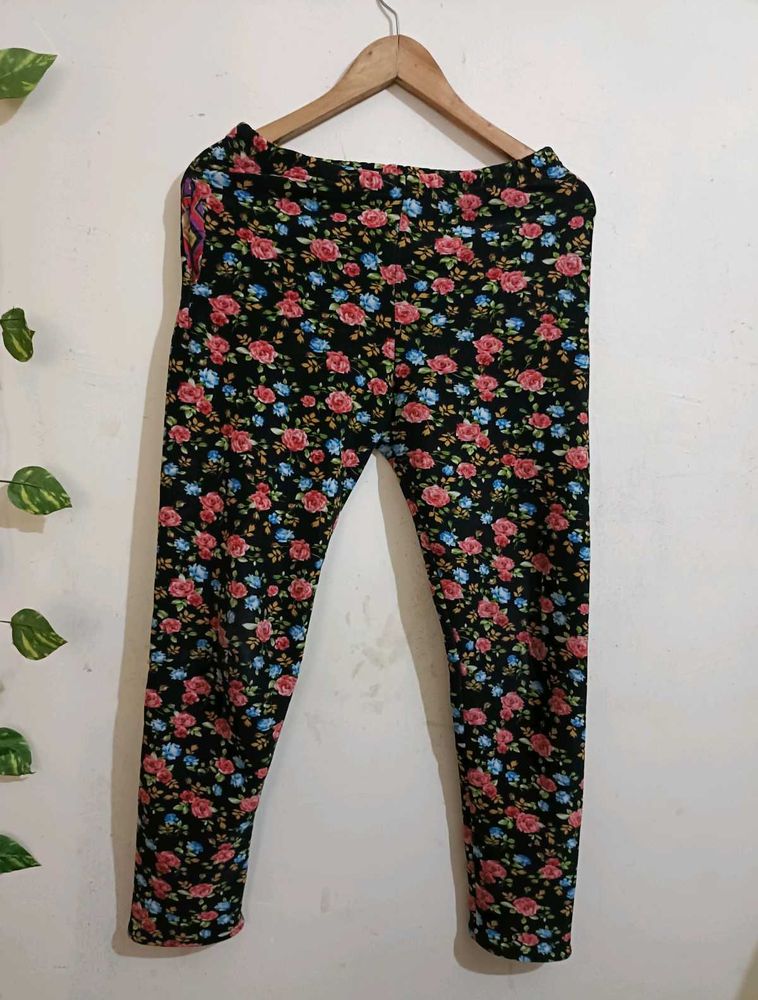 Floral Print Leggings