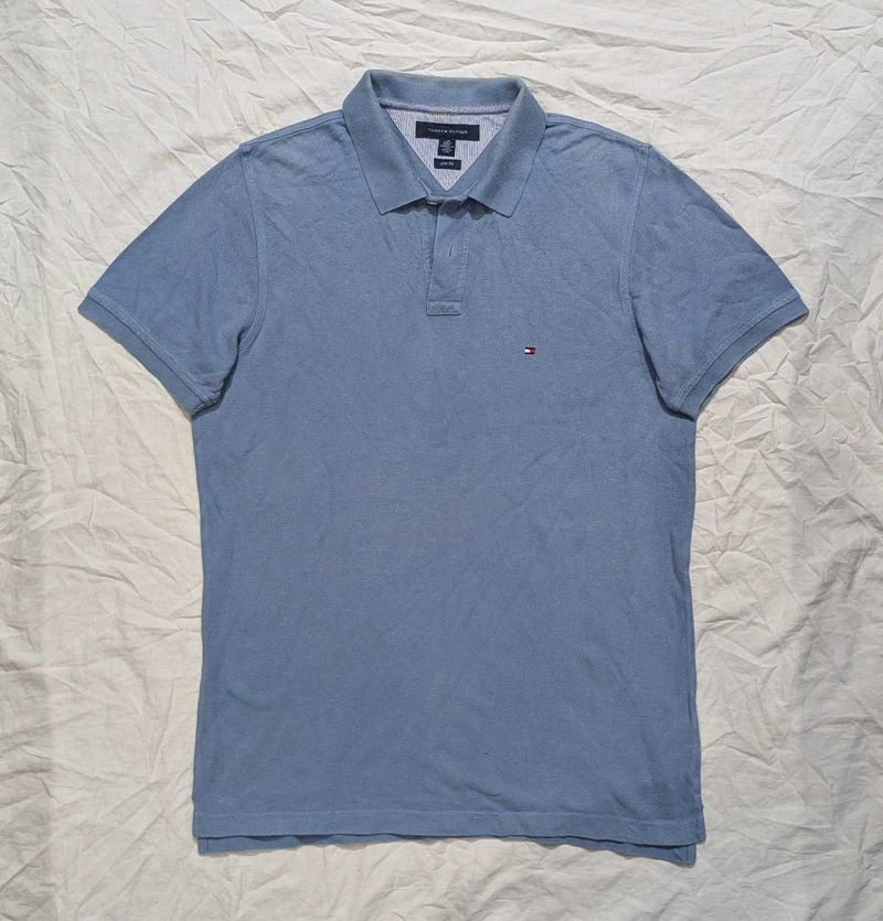Tommy Hilfiger Men's Blue Polo T-Shirt