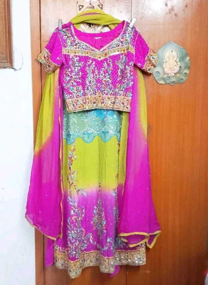 Vibrant Embroidered fancy Lehenga Choli set