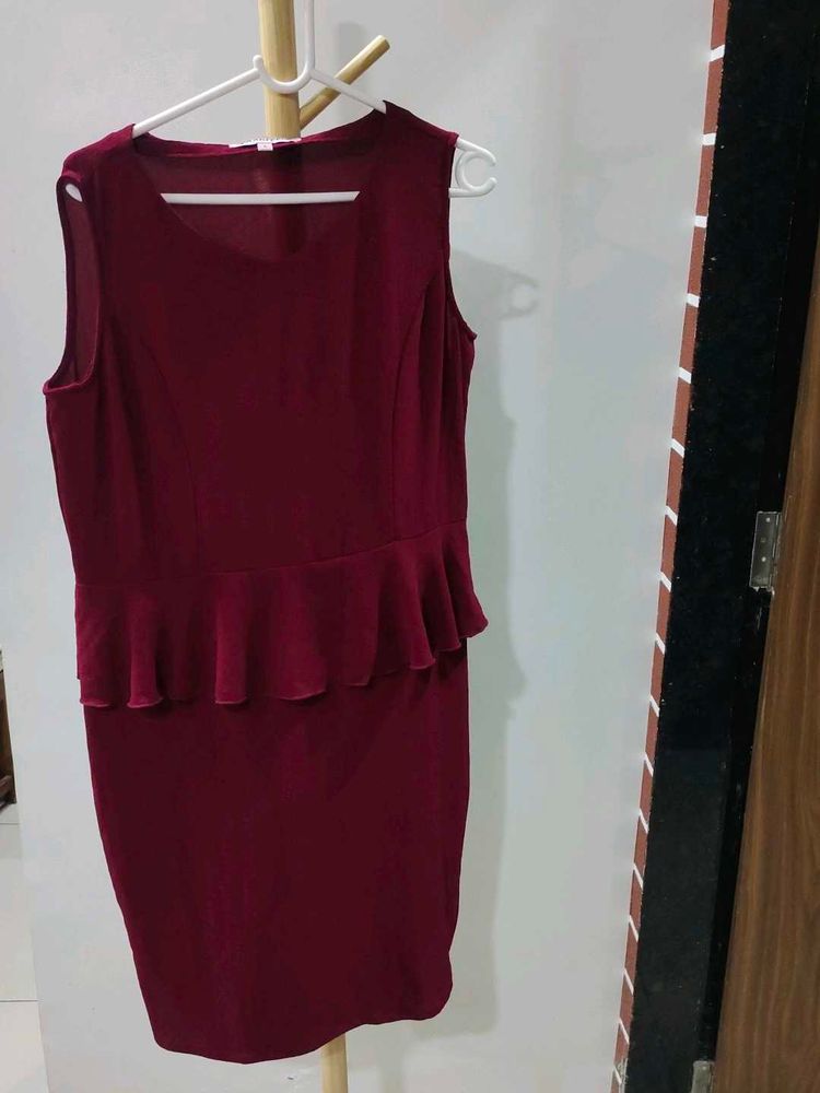 Elegant Peplum Dress