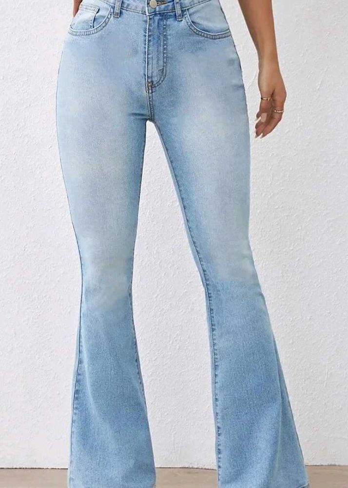 Light Wash Flare Jeans