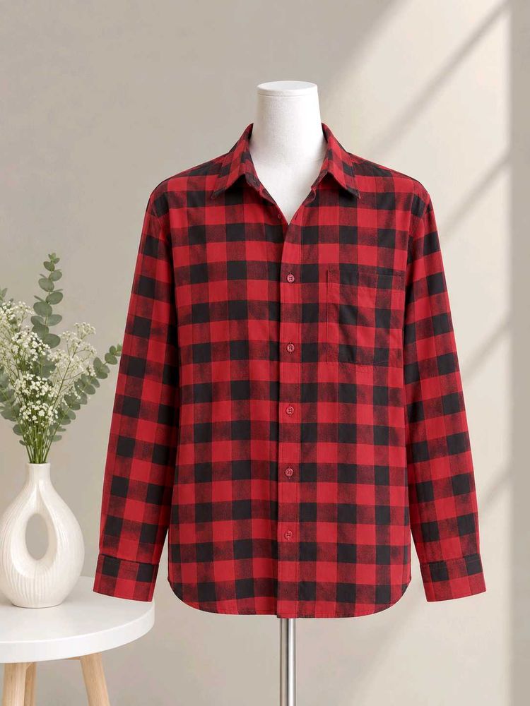 Classic Red &amp; Black Checkered Shirt