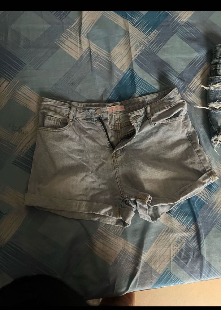 Light Wash Denim Shorts