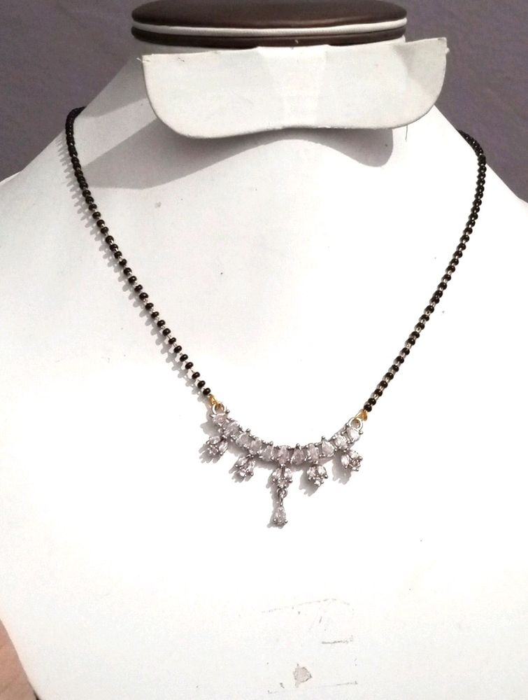 New Ad Mangalsutra Golden And Silver Plated