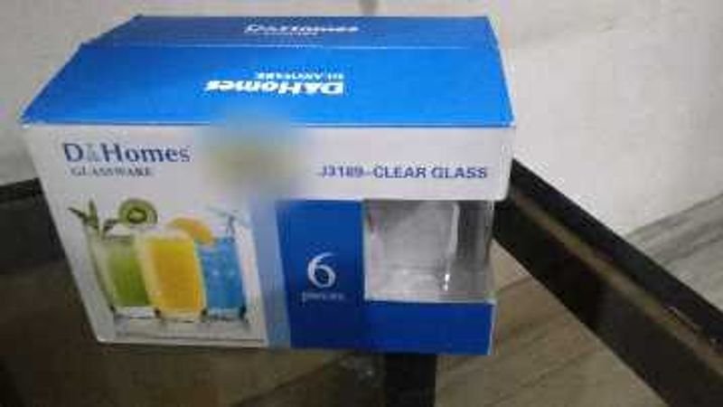[FREE DELIVERY] Glass Set - 6 Pieces