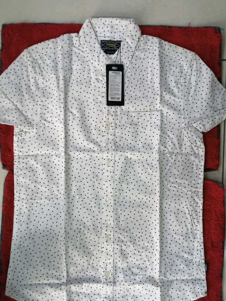 JACK&amp;JONES DOT PRINT SHIRT