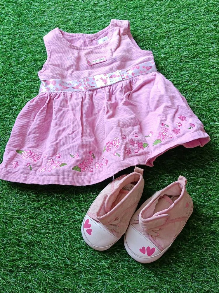 Pink H&amp;M Dress &amp; Shoe Set