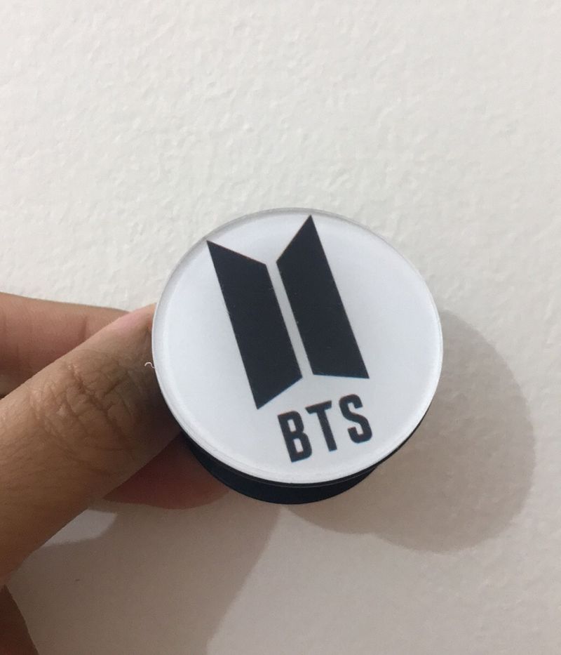 Pop Socket BTS Logo In Black &amp; White