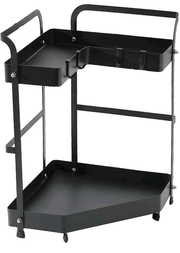 L Corner Storage Cart metal