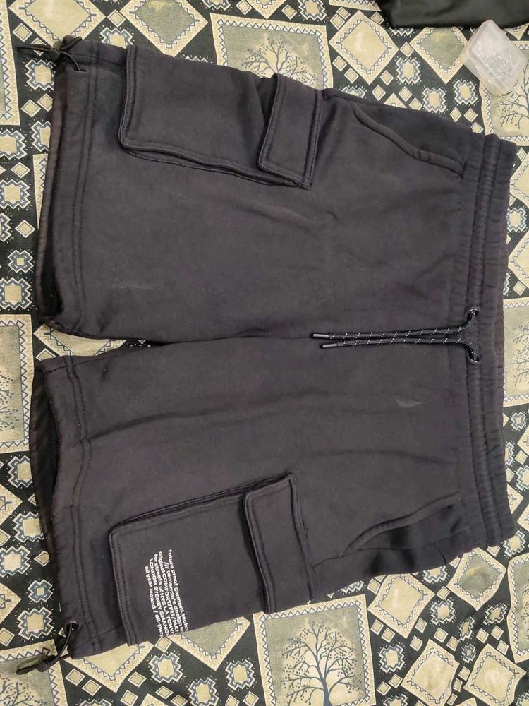 Black Cargo Shorts